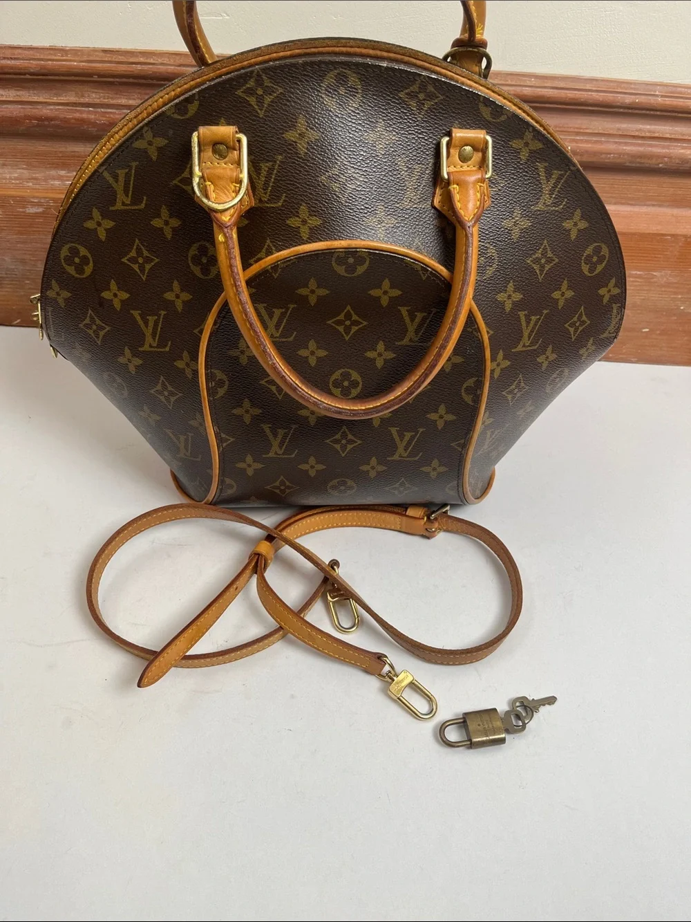 Louis Vuitton Brown Monogram Alma PM Satchel - Brown/Gold Hardware
